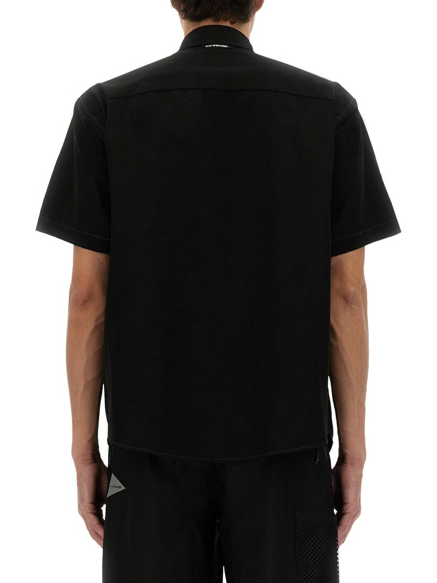 AND WANDER SHIRT WITH LOGO