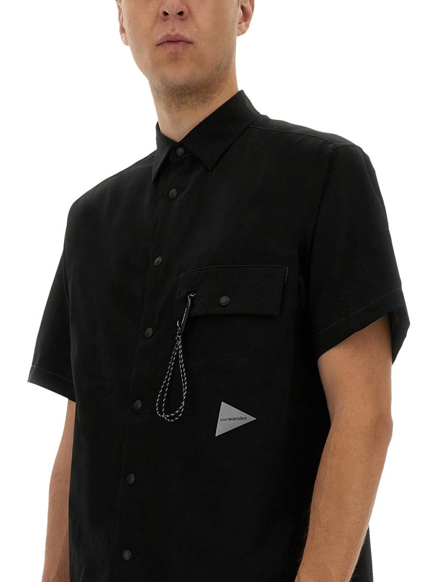 AND WANDER SHIRT WITH LOGO
