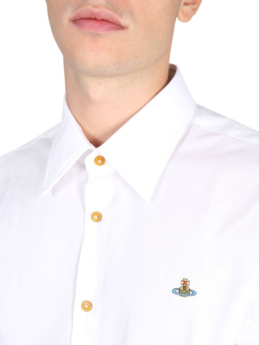 Vivienne Westwood SHIRT WITH ORB EMBROIDERY
