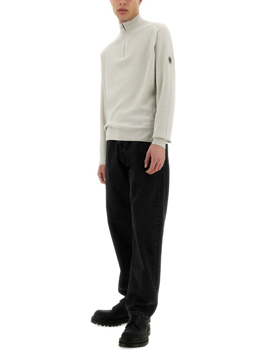BELSTAFF SHIRT WITH ZIP.