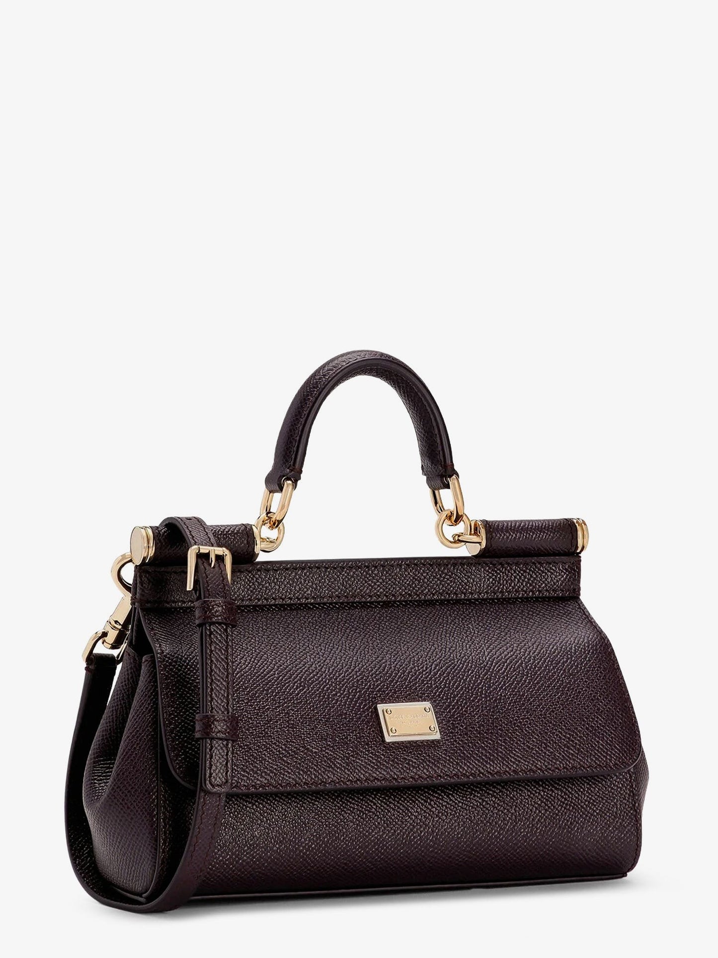 Dolce & Gabbana Sicily Small leather shoulder bag
