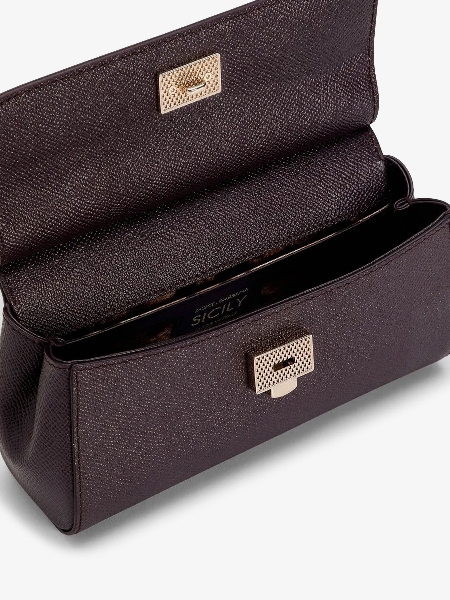 Dolce & Gabbana Sicily Small leather shoulder bag