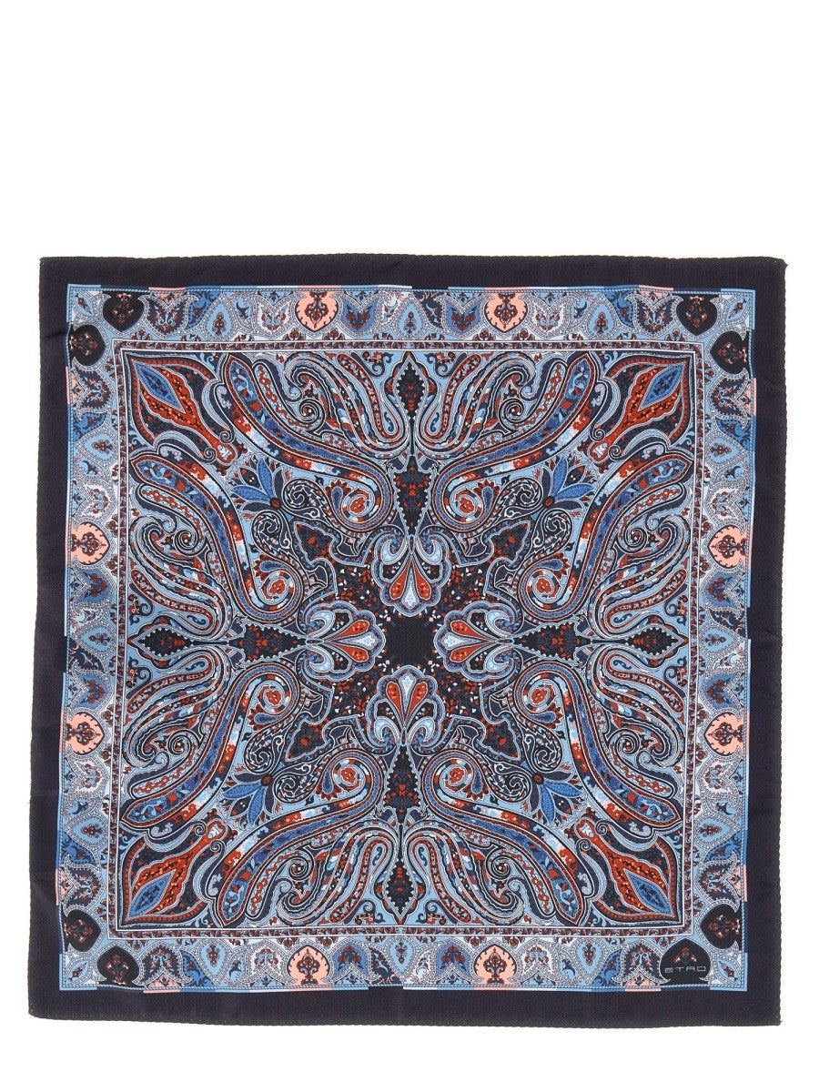 Etro SILK JACQUARD CLUTCH BAG