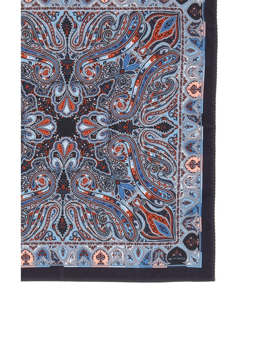 Etro SILK JACQUARD CLUTCH BAG