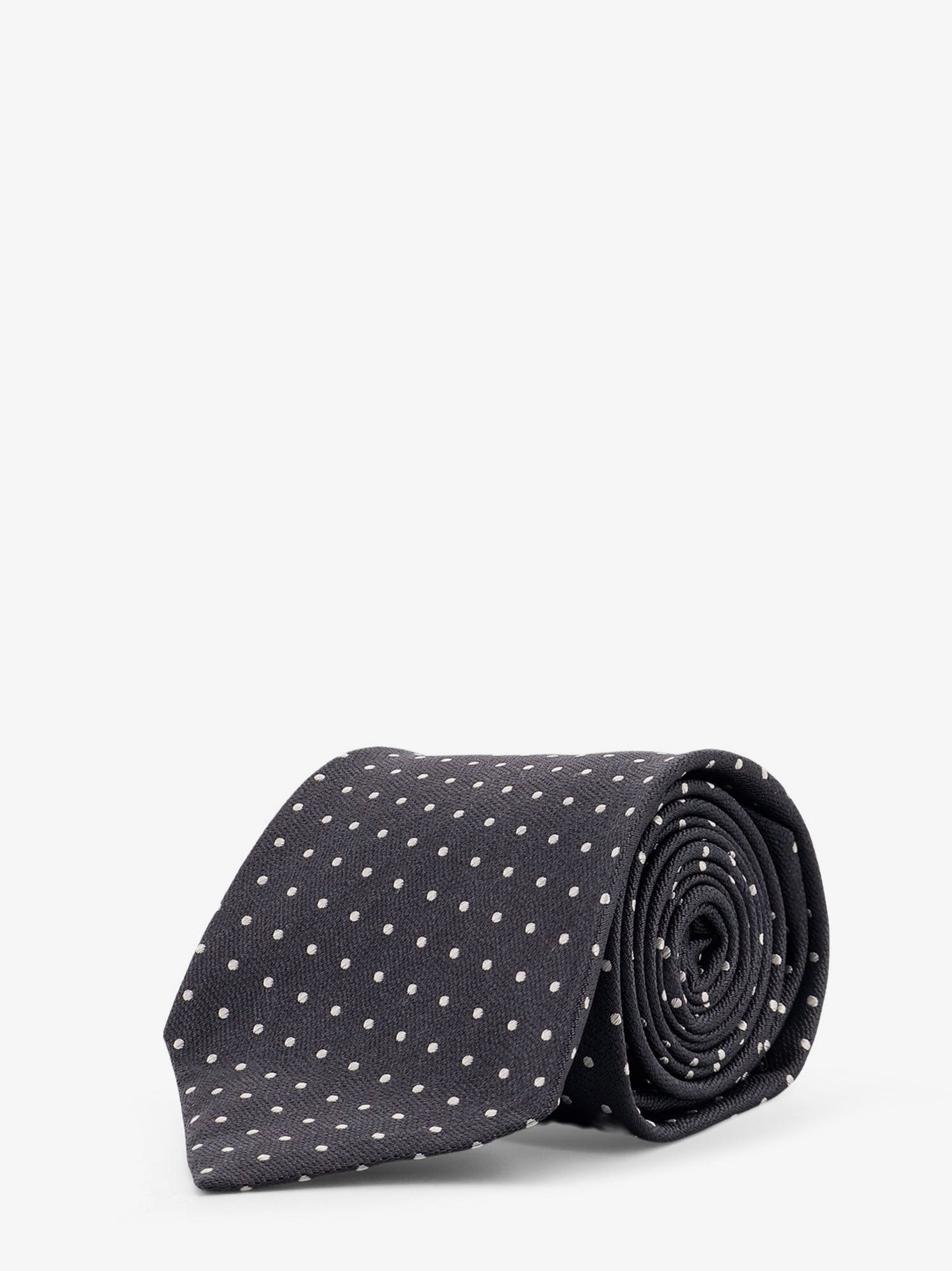 TOM FORD Silk tie with micro-fantasy
