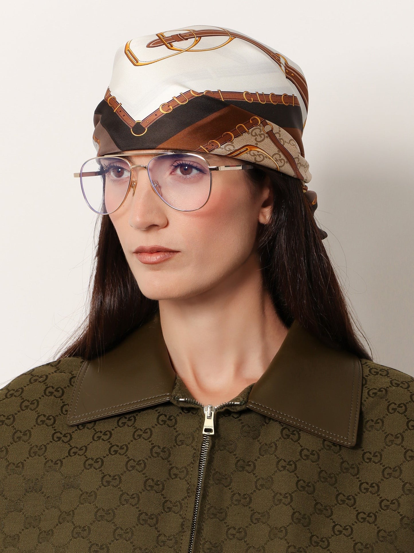 Gucci Silk twill foulard