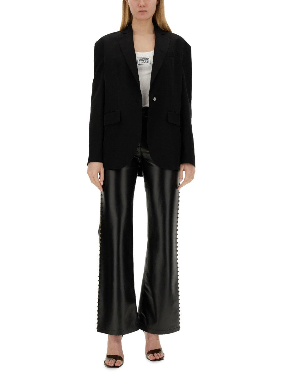 MOSCHINO JEANS SINGLE-BREASTED JACKET