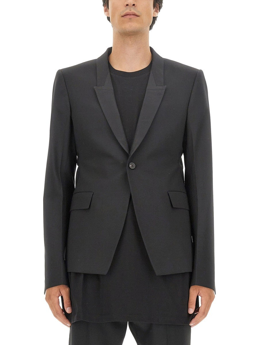 RICK OWENS SINGLE-BREASTED JACKET