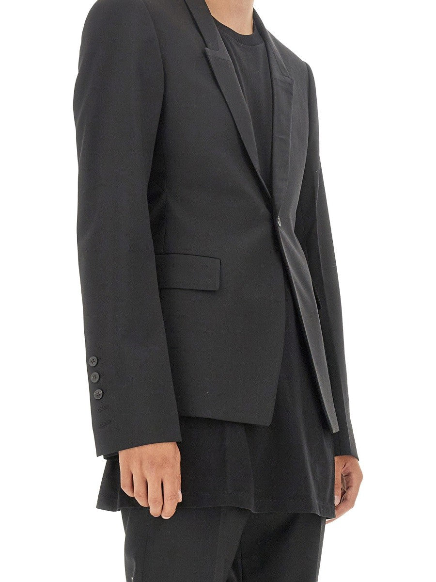 RICK OWENS SINGLE-BREASTED JACKET