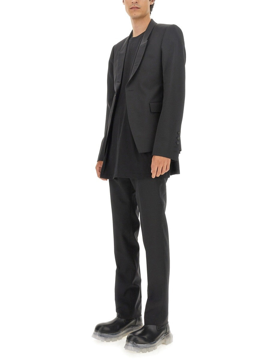 RICK OWENS SINGLE-BREASTED JACKET