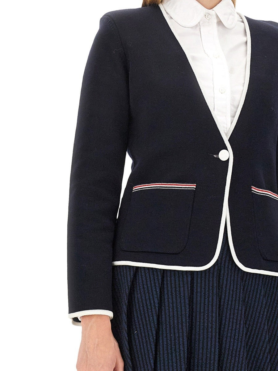 THOM BROWNE SINGLE-BREASTED JACKET