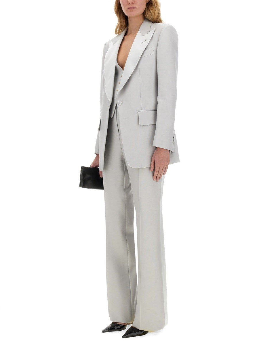 TOM FORD SINGLE-BREASTED TUXEDO JACKET "BIANCA"
