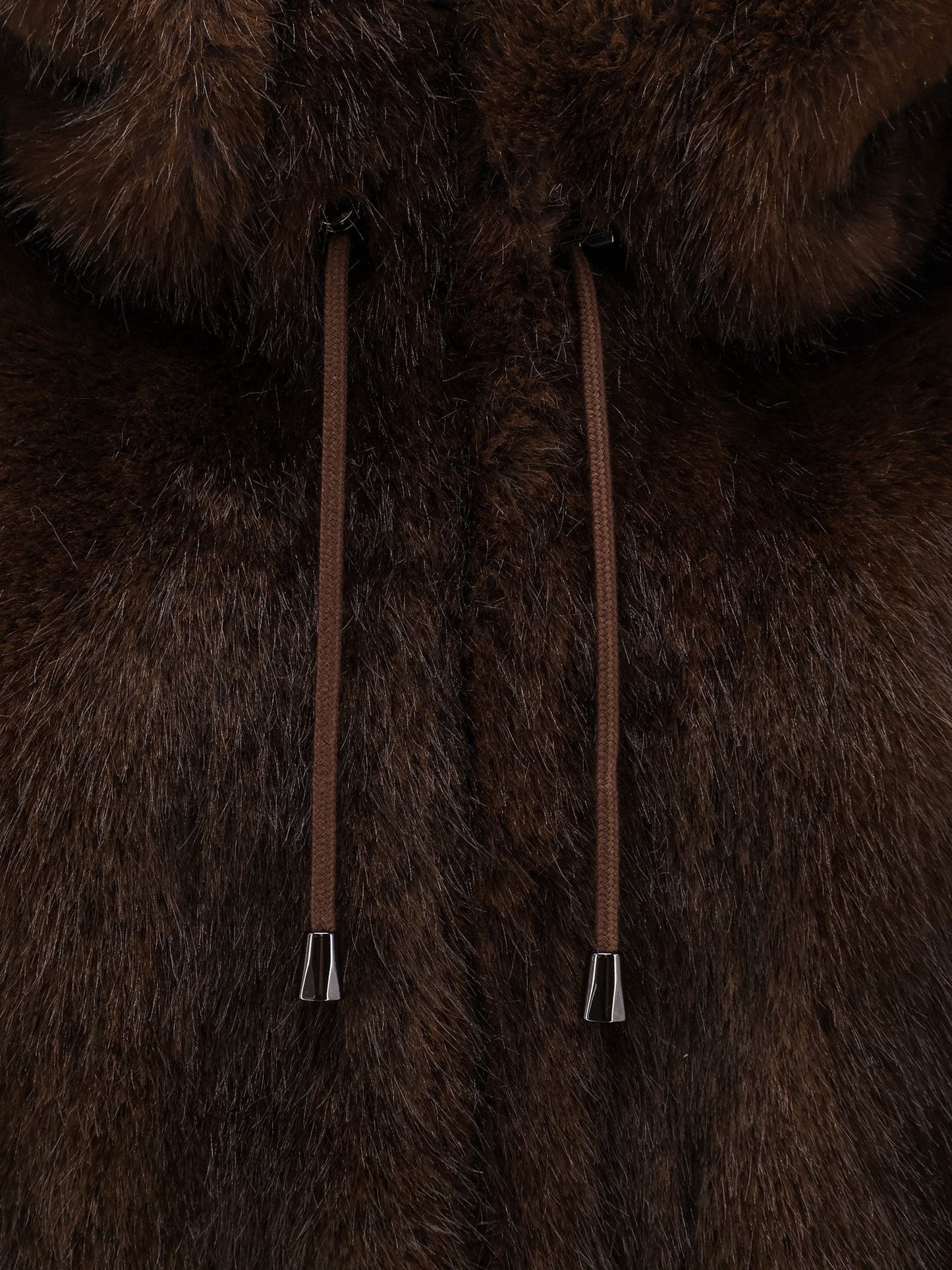 VALENTINI 1972 Sleeveless faux fur jacket