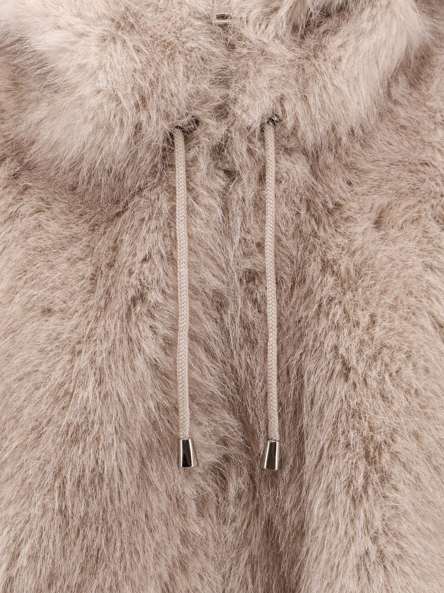 VALENTINI 1972 Sleeveless faux fur jacket