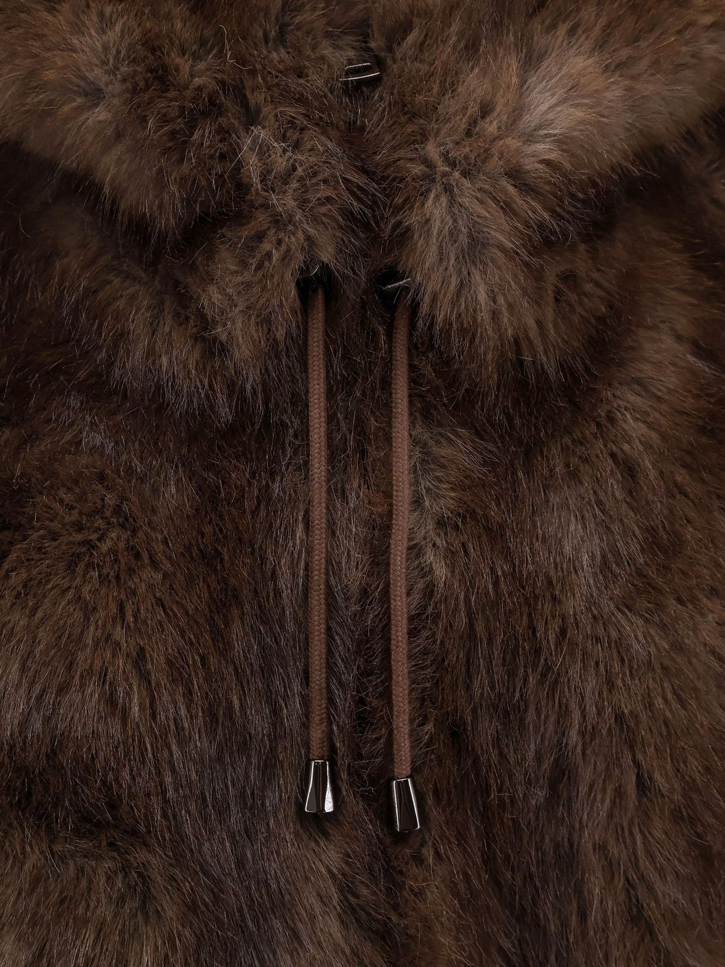 VALENTINI 1972 Sleeveless faux fur jacket