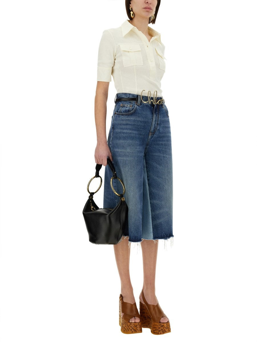 CHLOÉ SLIM FIT POLO.