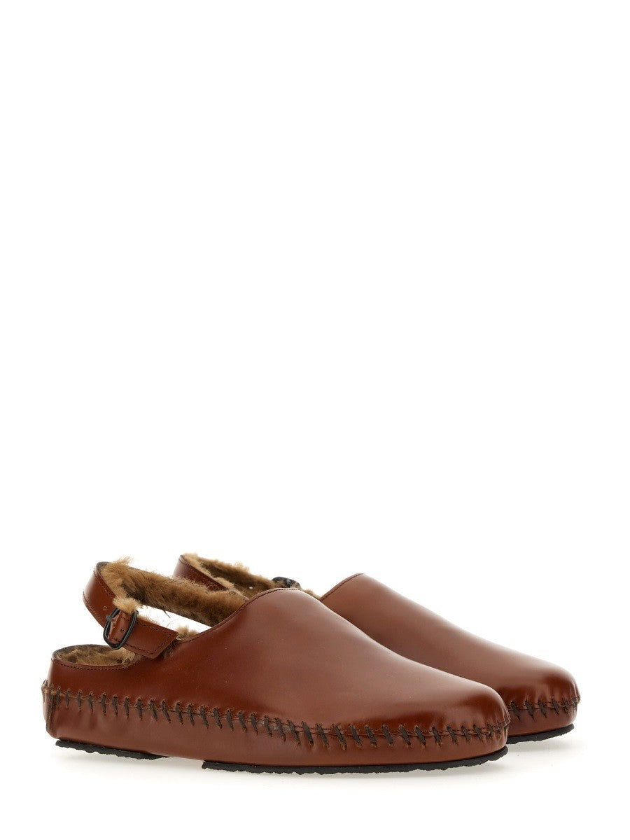 HEREU SLINGBACK "CARGOL" SHEARLING
