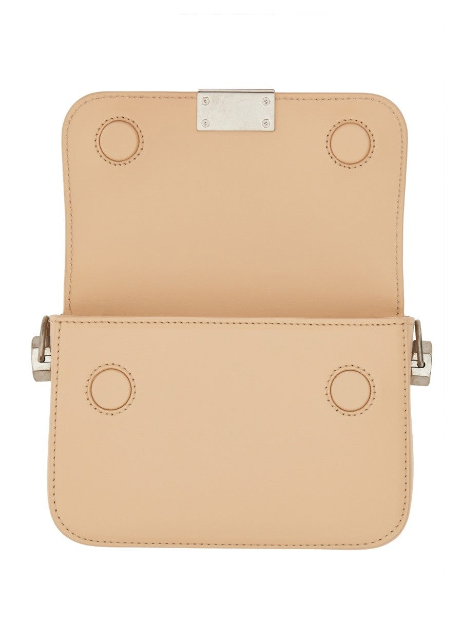Off-white SMALL LEATHER BINDER BAG