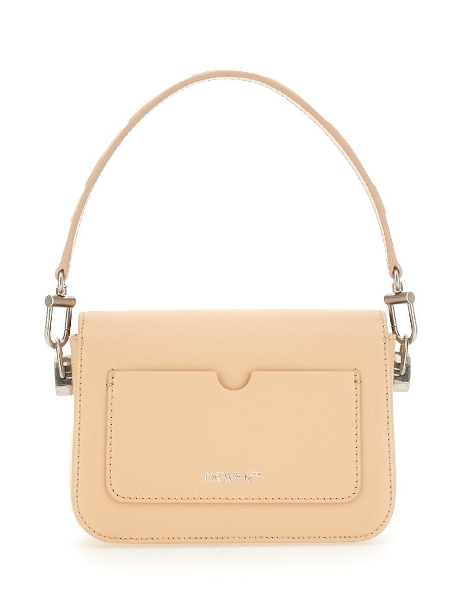 Off-white SMALL LEATHER BINDER BAG