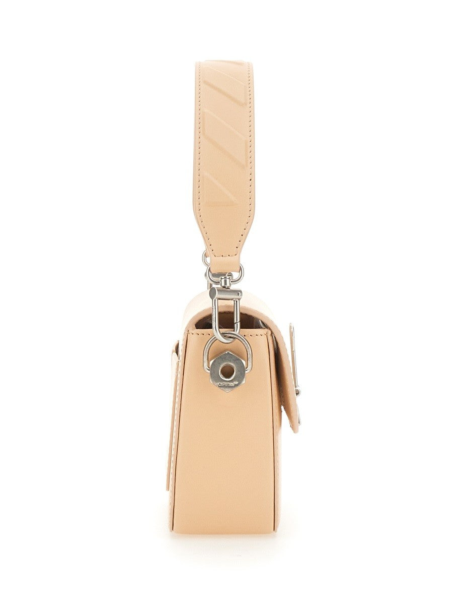 Off-white SMALL LEATHER BINDER BAG