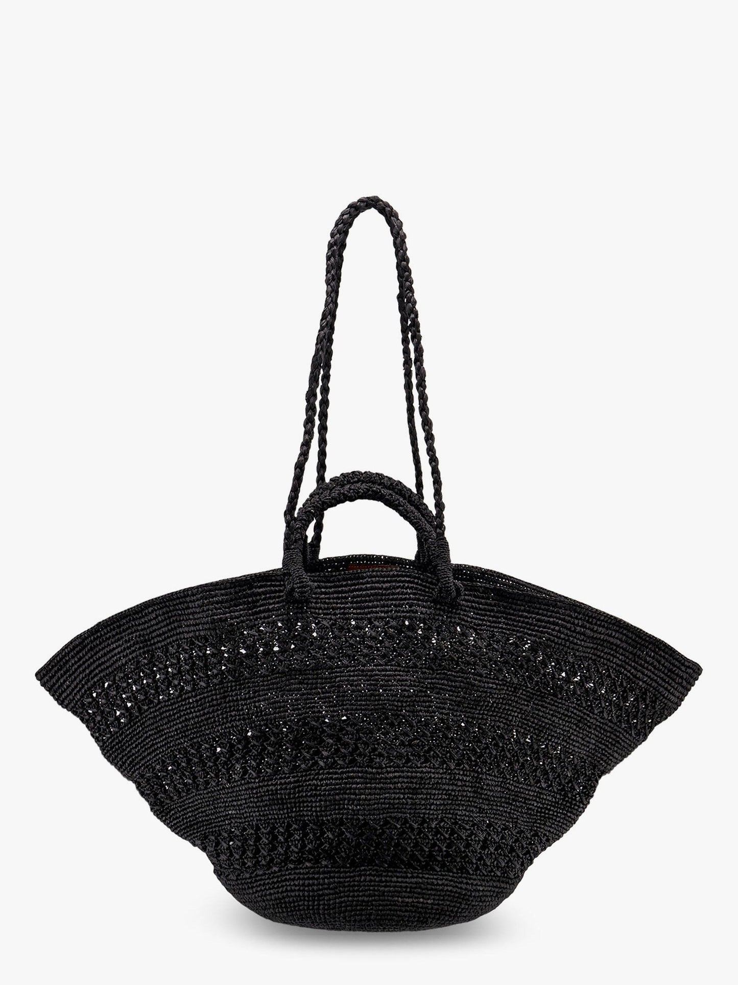 IBELIV Sol perforated rafia handbag