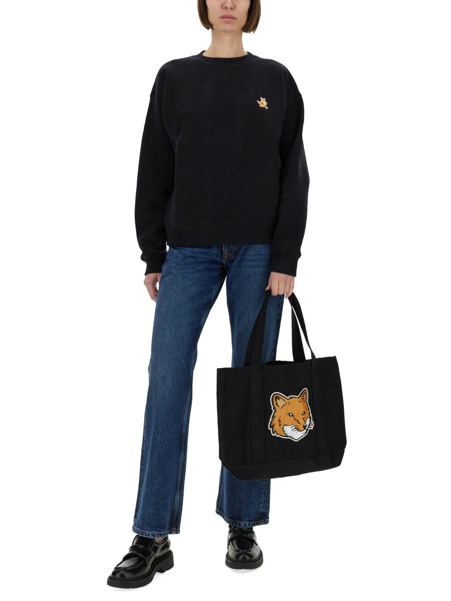 Maison Kitsune "SPEEDY FOX PATCH" SWEATSHIRT