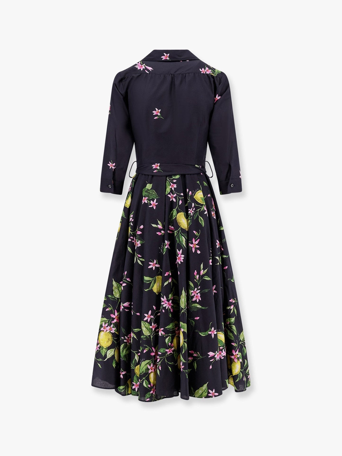 LAVI Spritz cotton chemisier dress with multicolor print