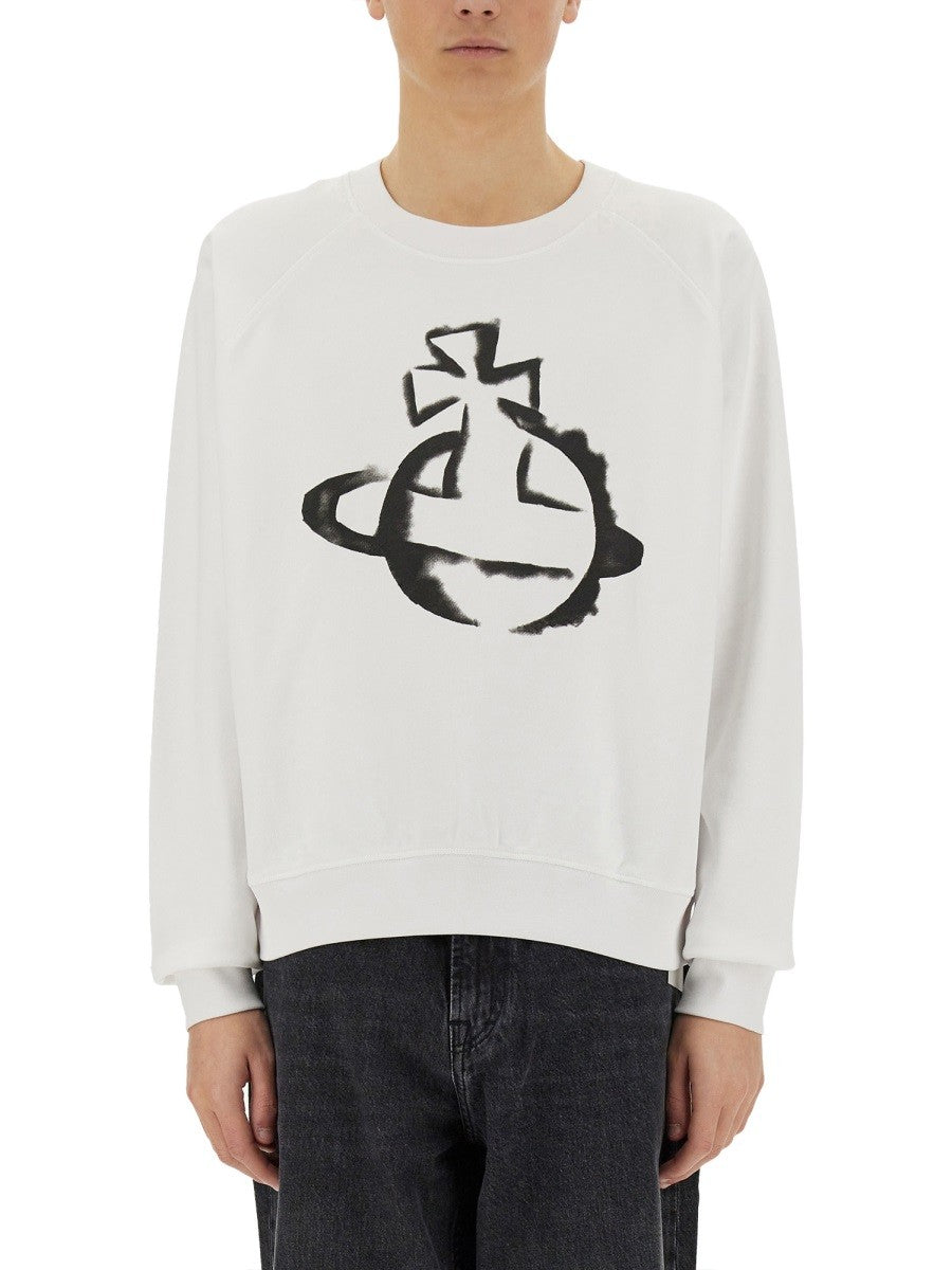 Vivienne Westwood "STENCIL ORB RAGLAN" SWEATSHIRT