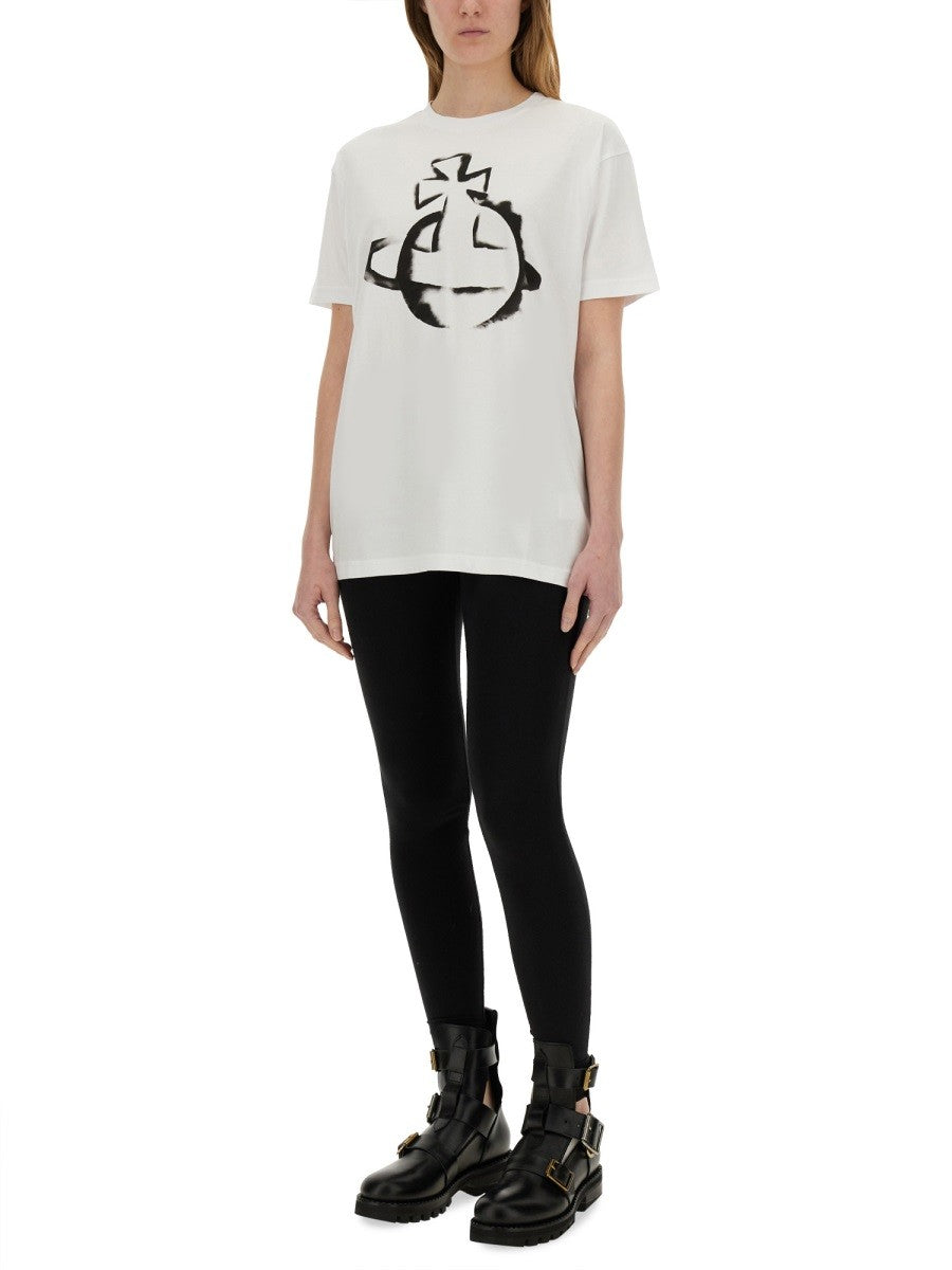 Vivienne Westwood "STENCIL ORB" T-SHIRT