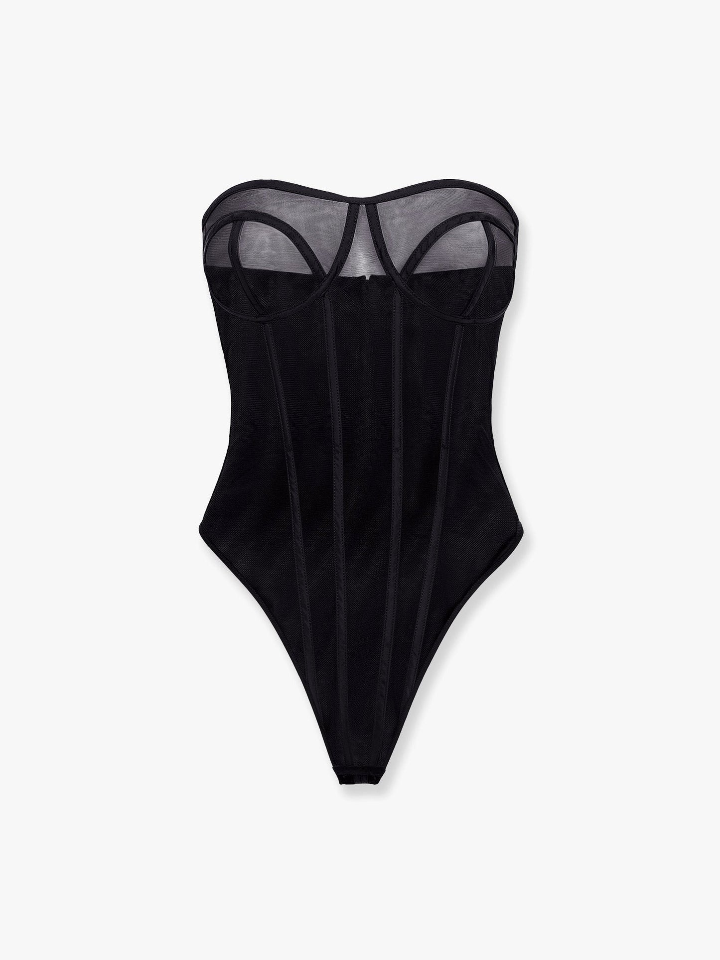 MVP WARDROBE Stretch nylon Bustier Top