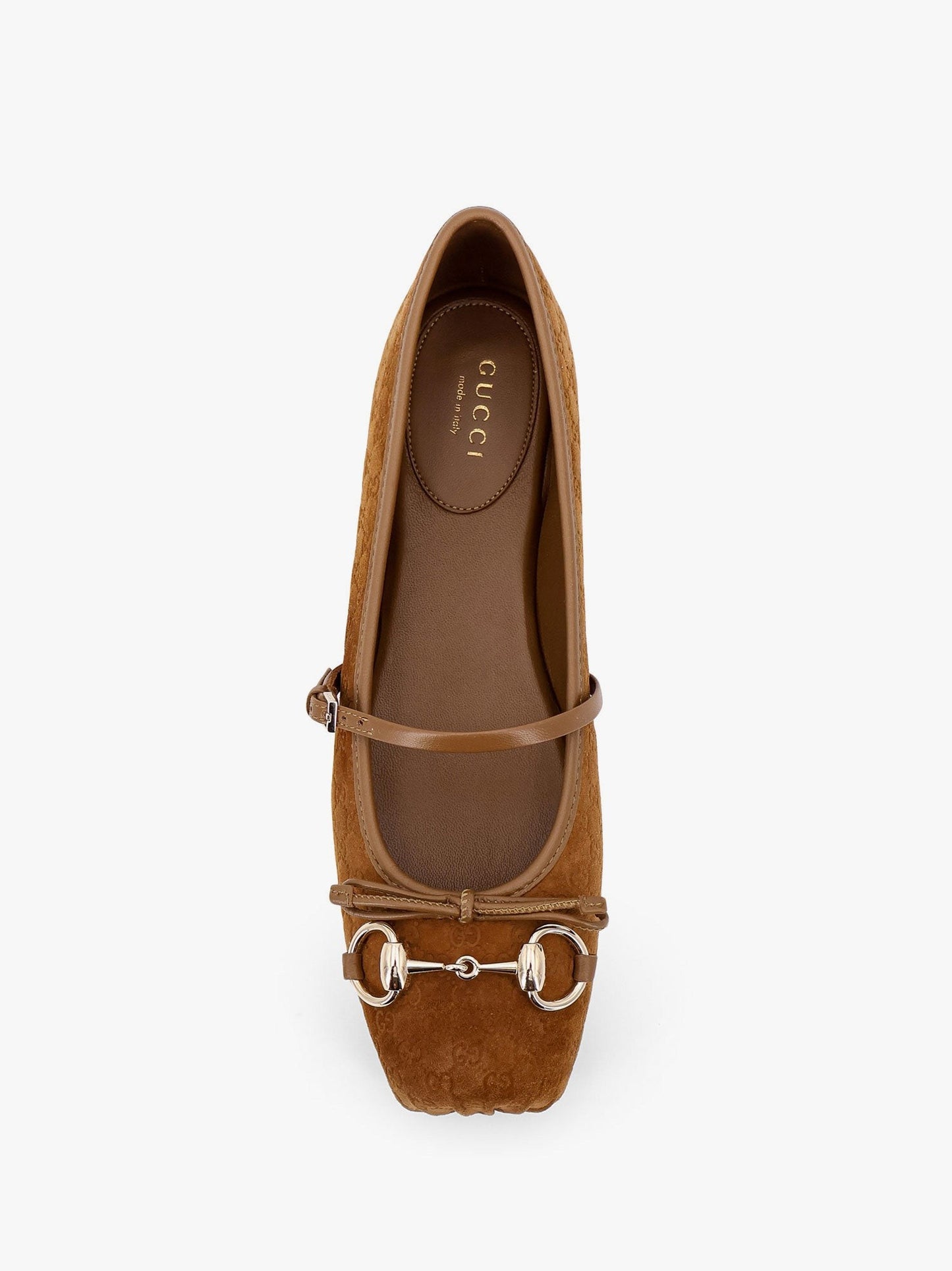 Gucci Suede ballerinas with all-over GG motif
