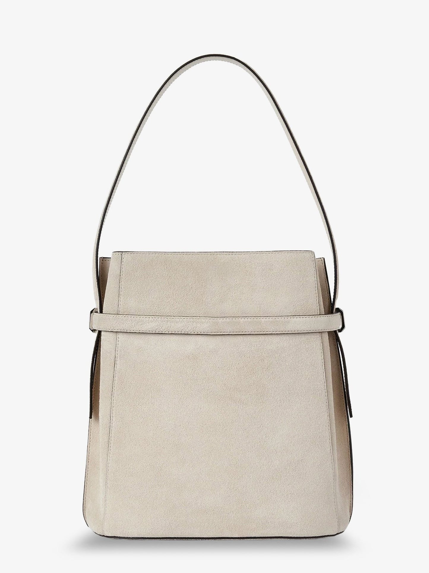 TOTEME Suede Belted bucket bag