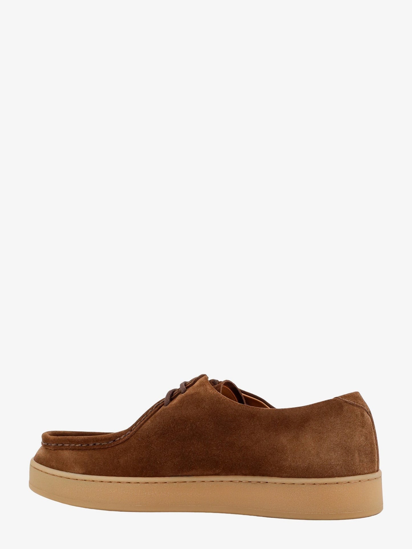 CHURCH'S Suede lace-up shoe with embossed logo detail