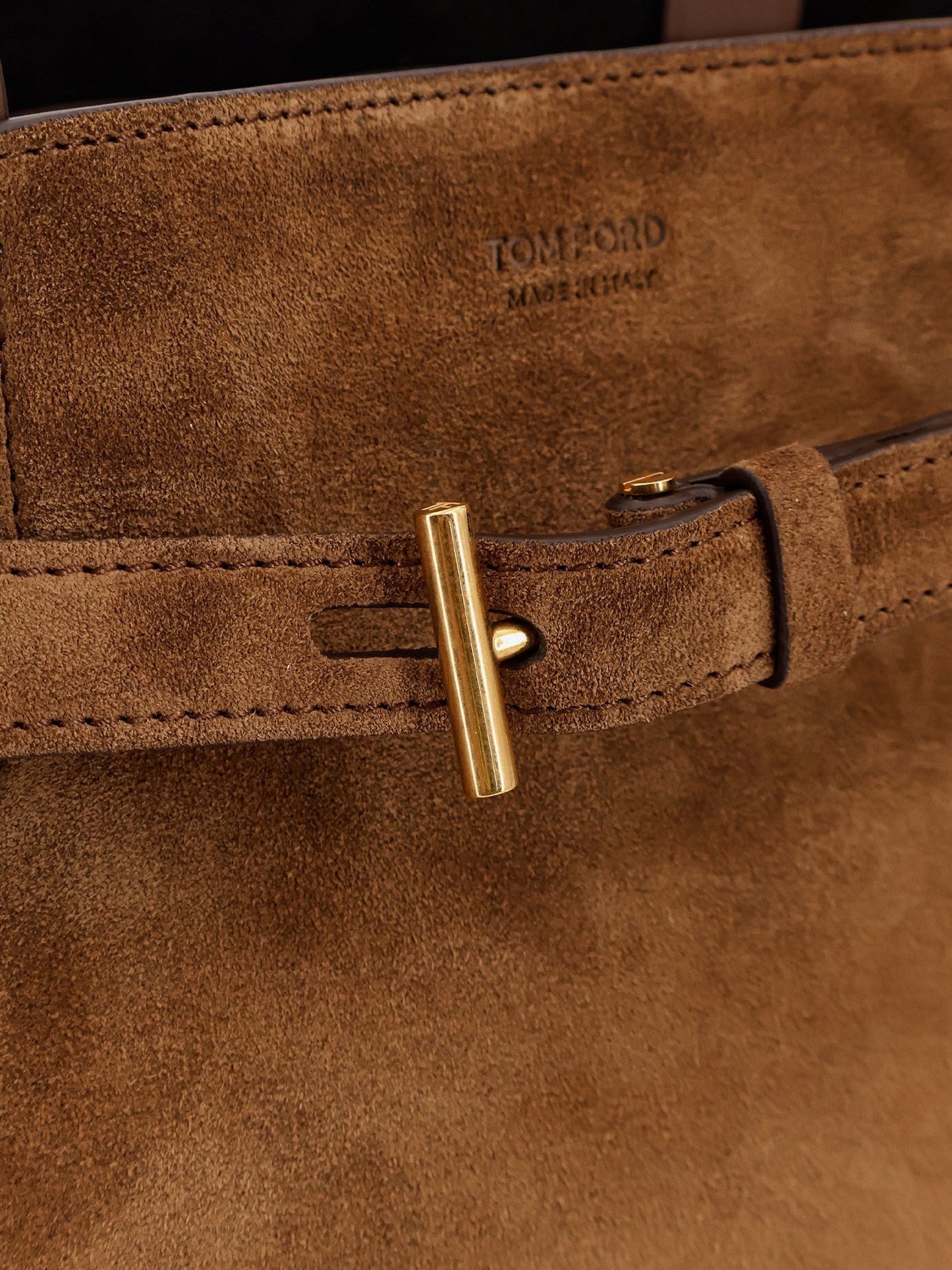 TOM FORD Suede shoulder bag