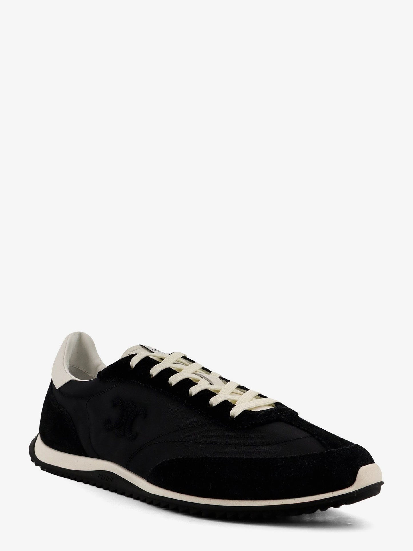 Celine Super Light nylon and suede low-top sneakers