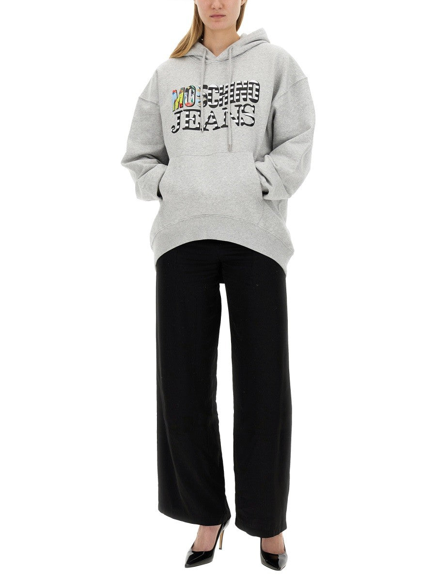 MOSCHINO JEANS SWEATSHIRT WITH LOGO