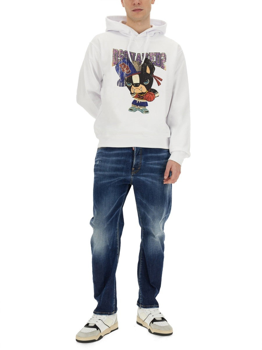 Dsquared SWEATSHIRT WITH PRINT
