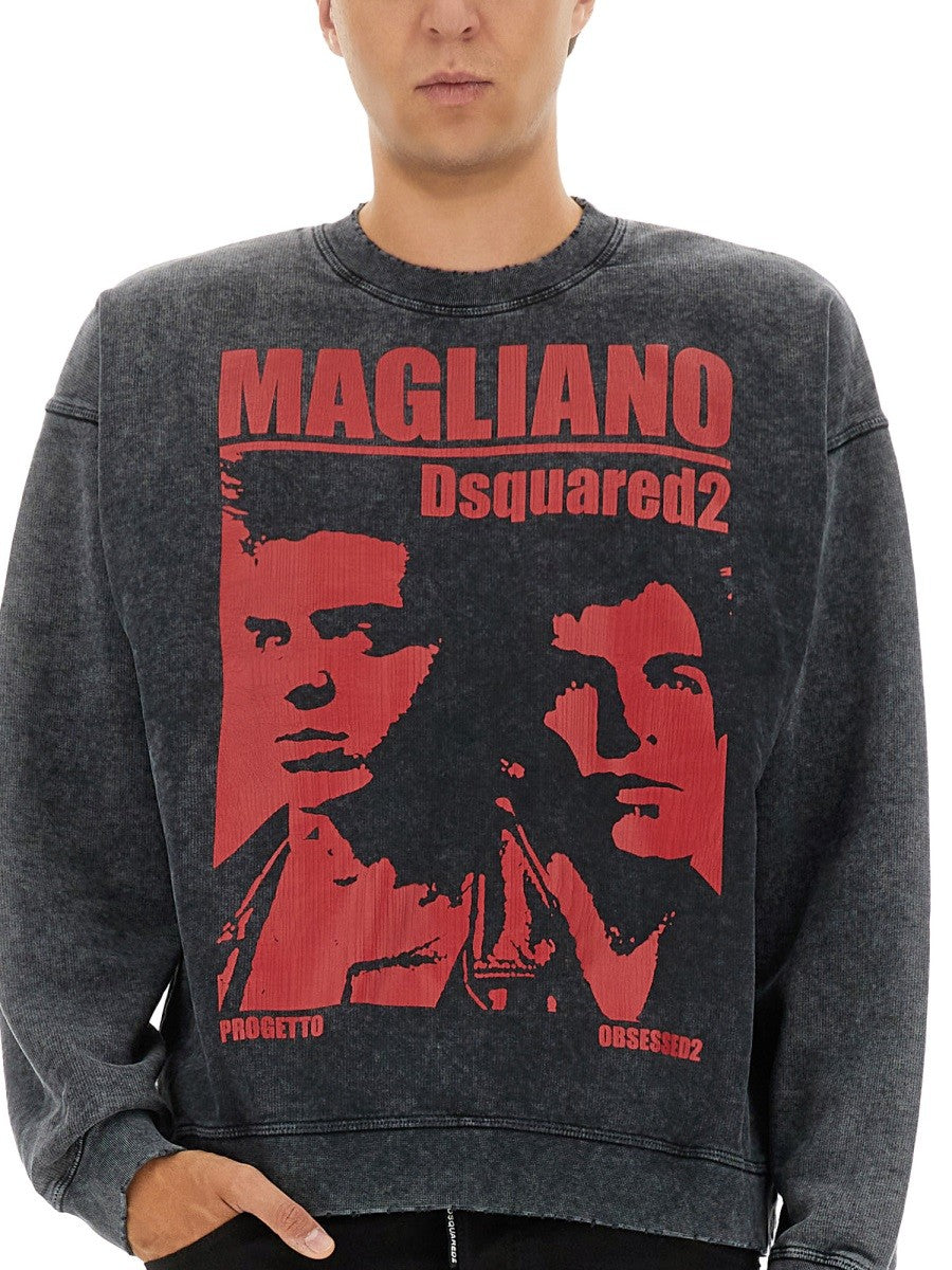 Dsquared SWEATSHIRT WITH PRINT