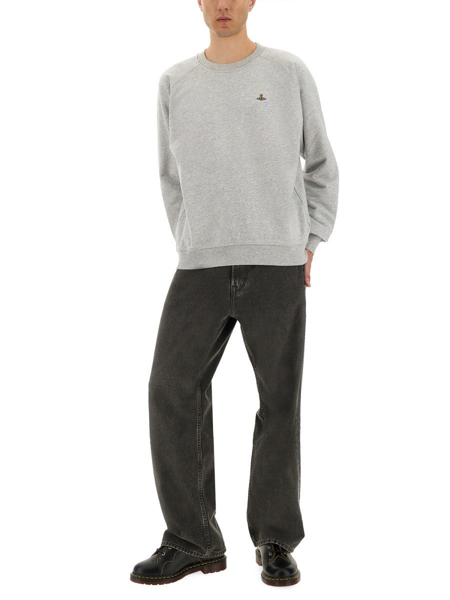 Vivienne Westwood SWEATSHIRT WITH RAGLAN SLEEVES