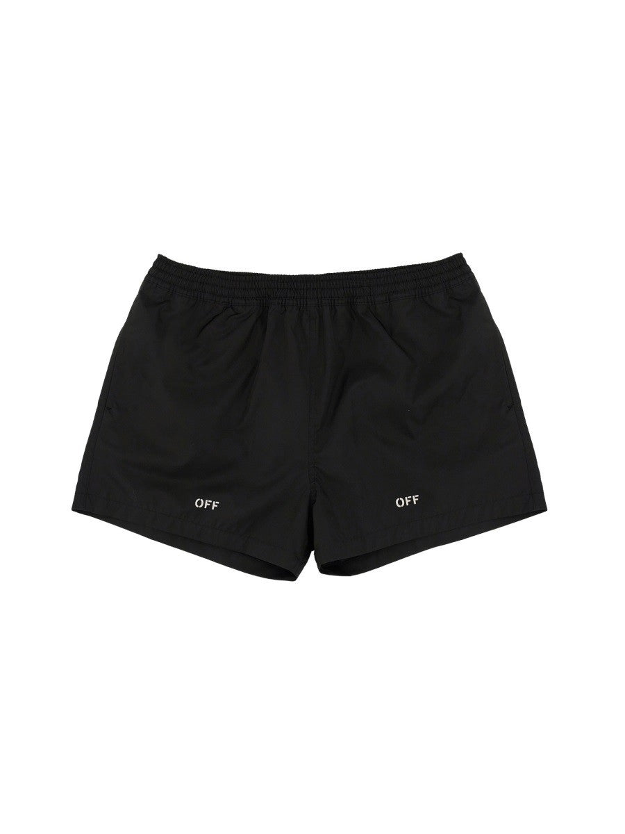 Off-white BOXER SWIMSUIT