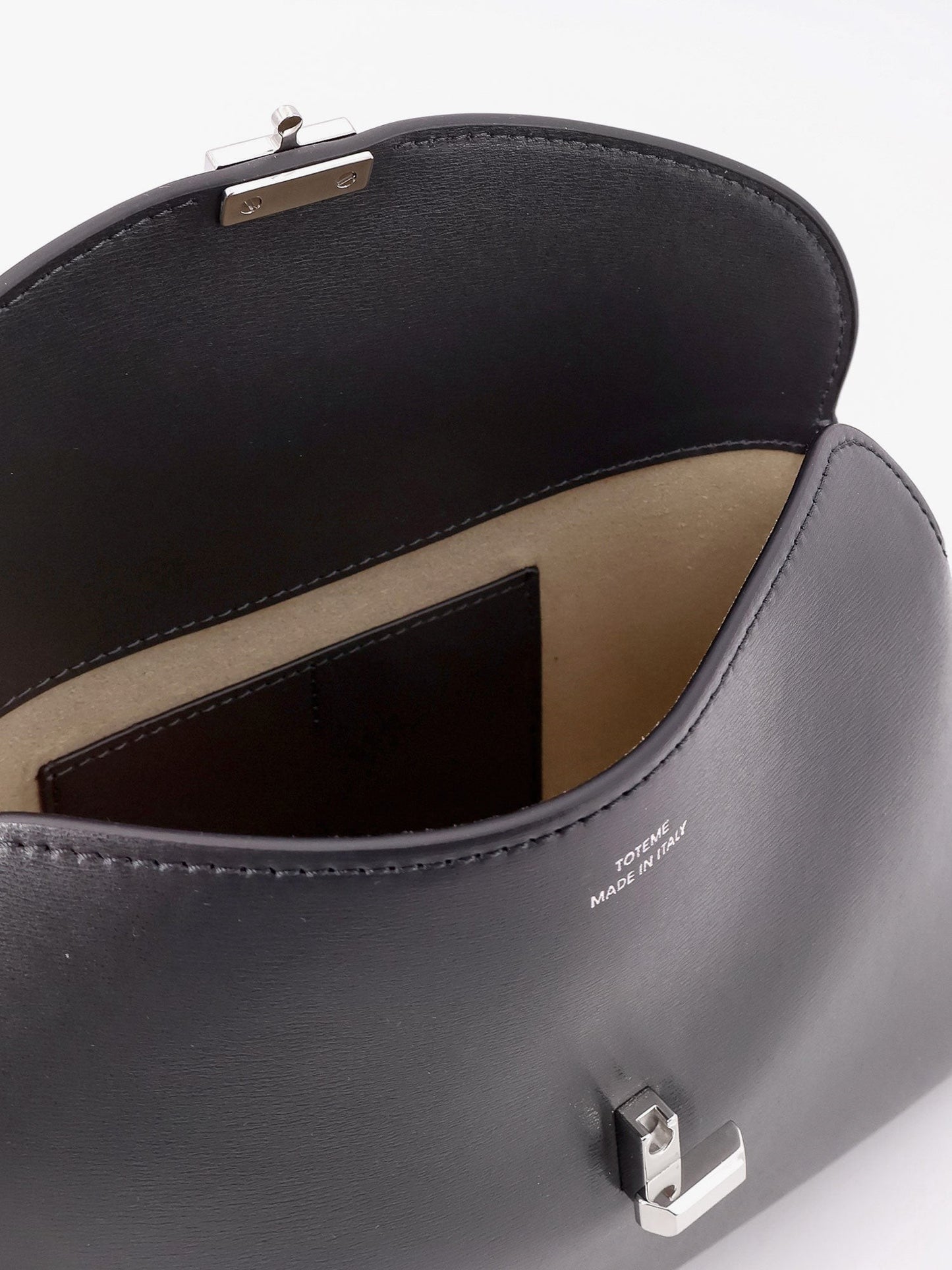 TOTEME T-lock Clutch leather shoulder bag