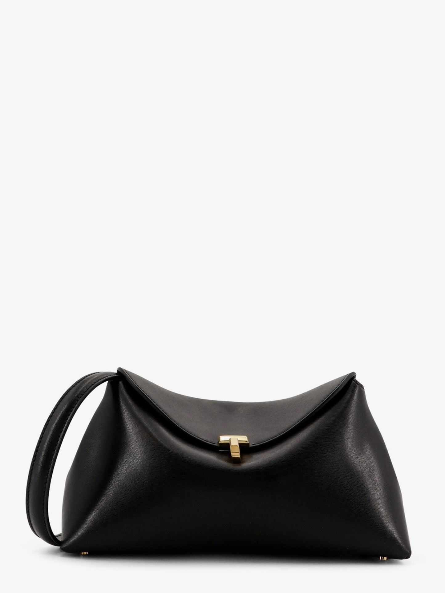 TOTEME T-Lock Clutch leather shoulder bag