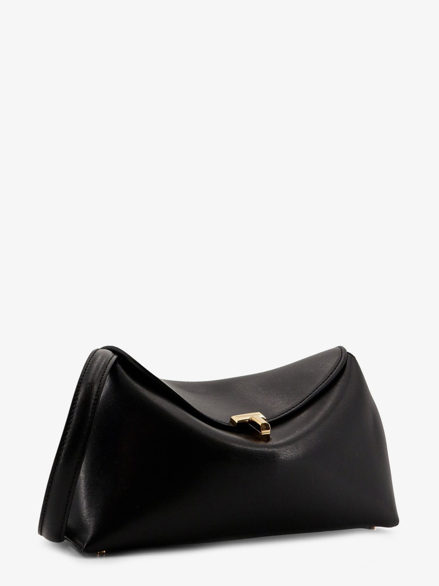 TOTEME T-Lock Clutch leather shoulder bag