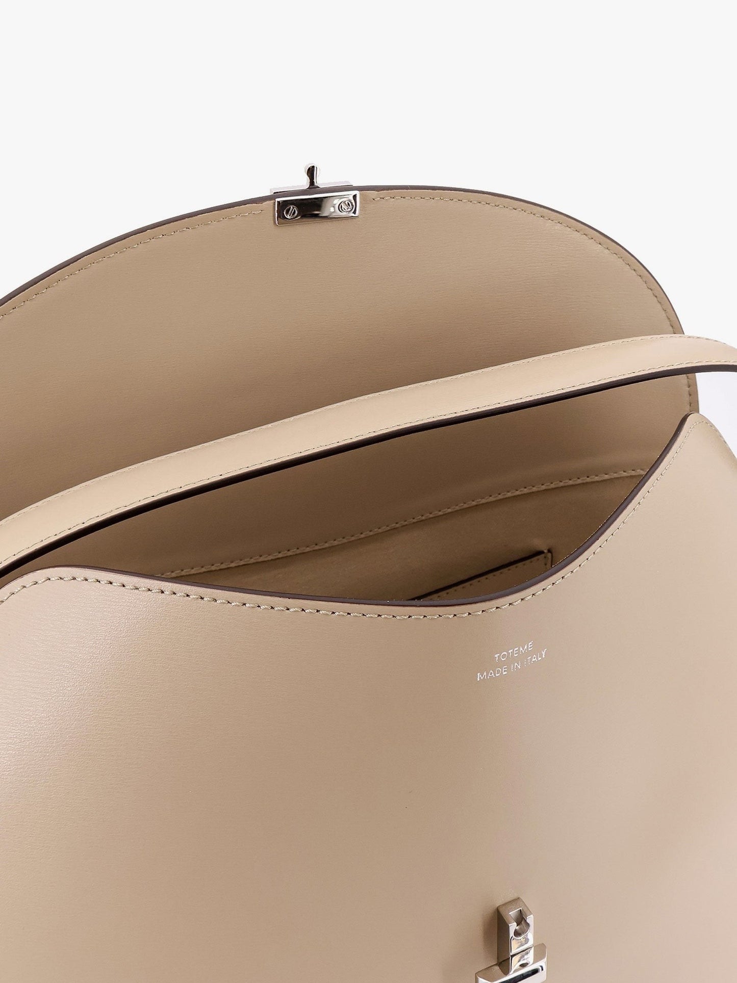 TOTEME T-Lock leather shoulder bag