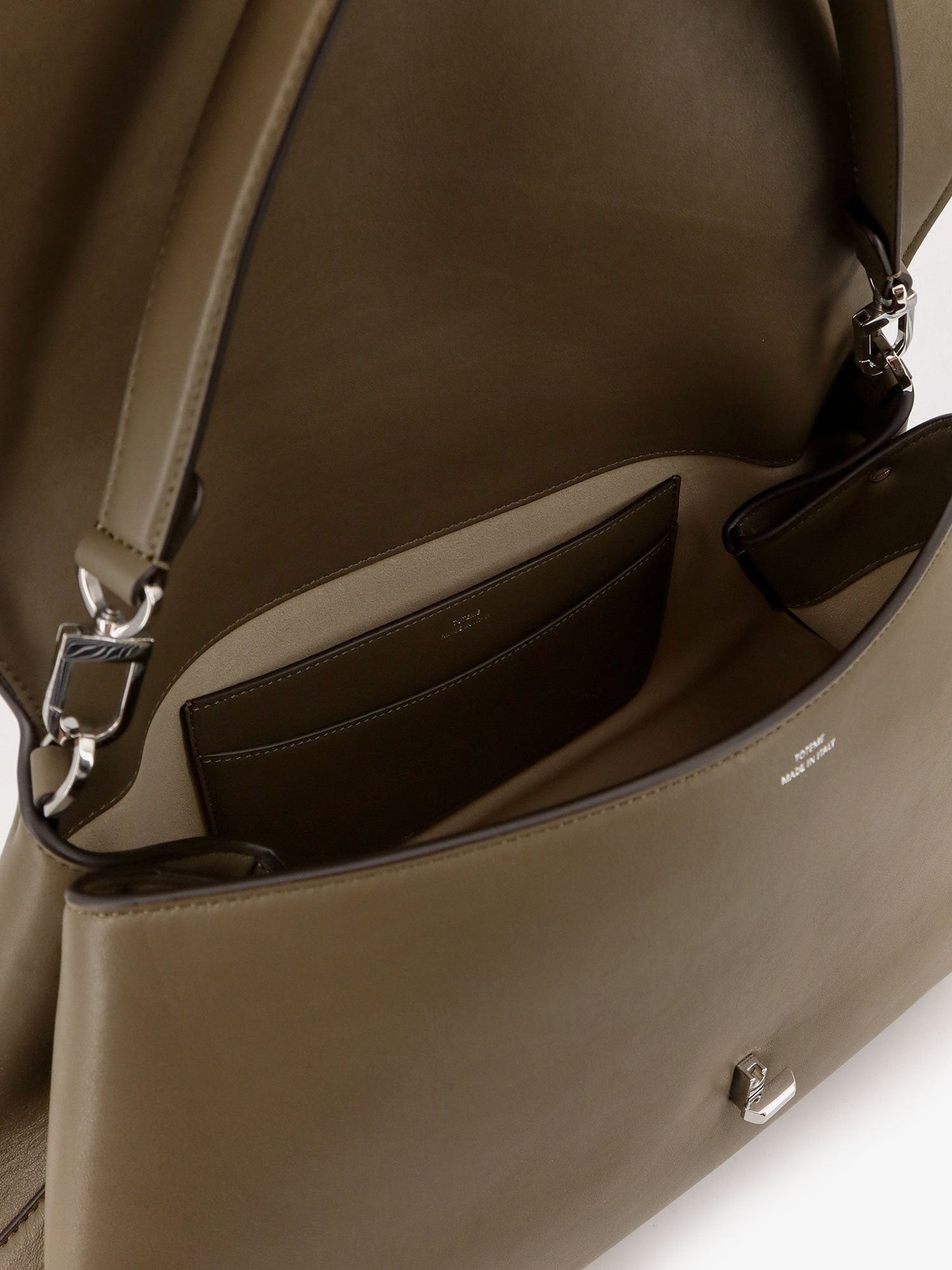 TOTEME T-Lock leather shoulder bag