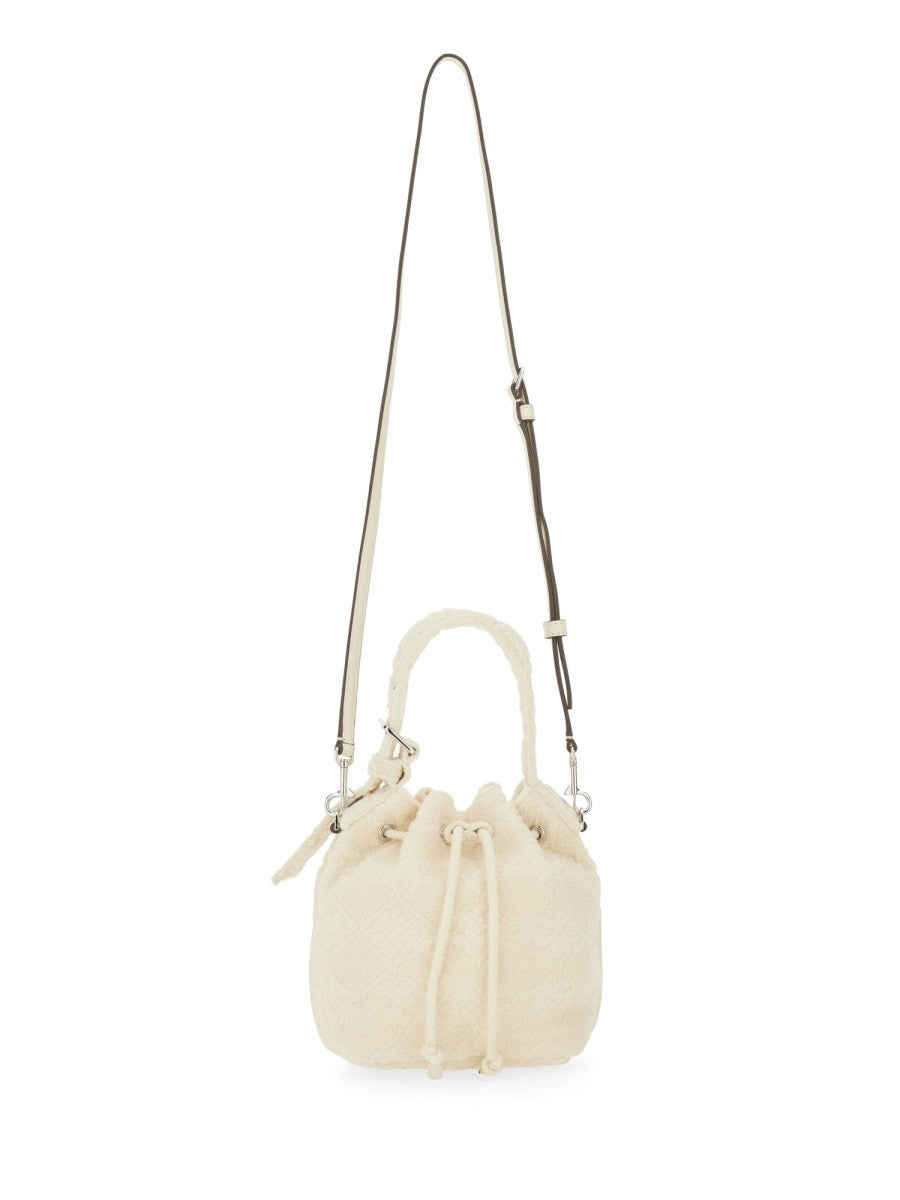 Tory Burch "T MONOGRAM" MINI BUCKET BAG