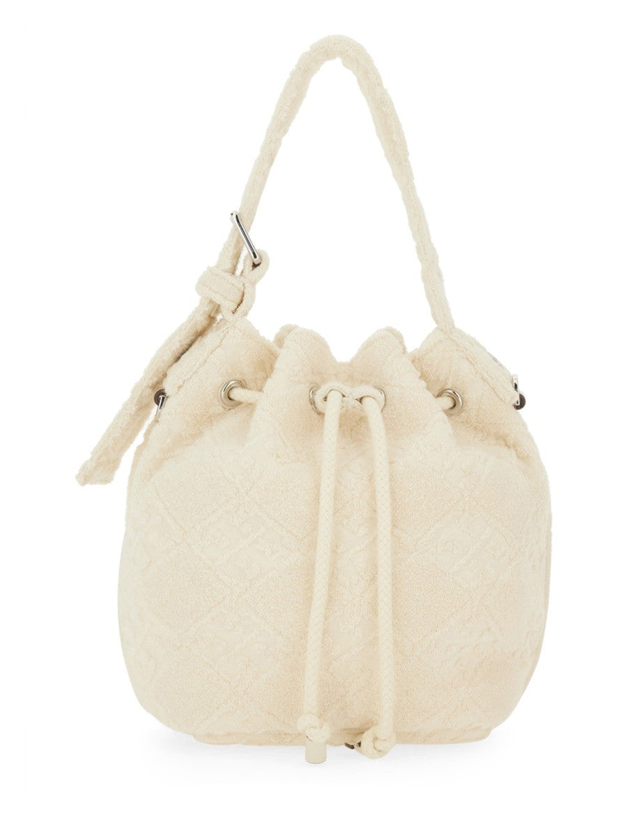 Tory Burch "T MONOGRAM" MINI BUCKET BAG