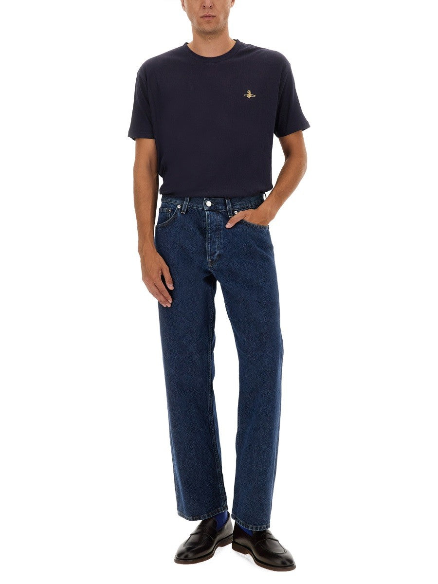 Vivienne Westwood T-SHIRT WITH ORB EMBROIDERY