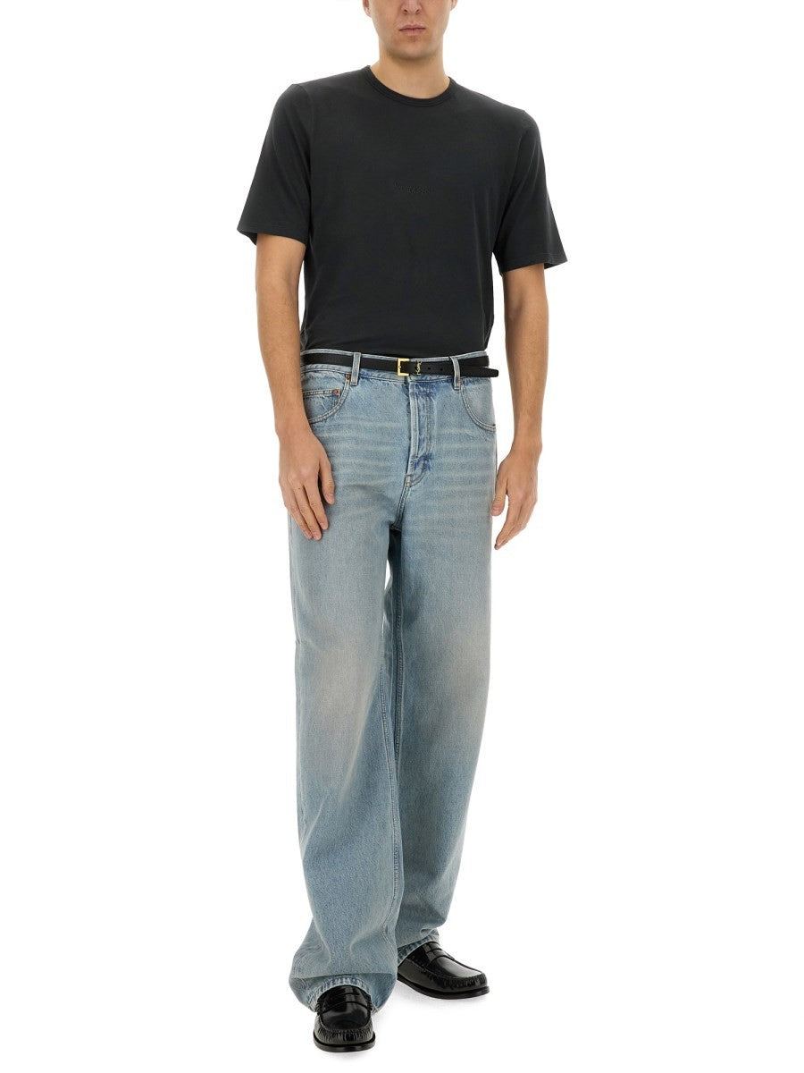Saint Laurent T-SHIRT WITH LOGO