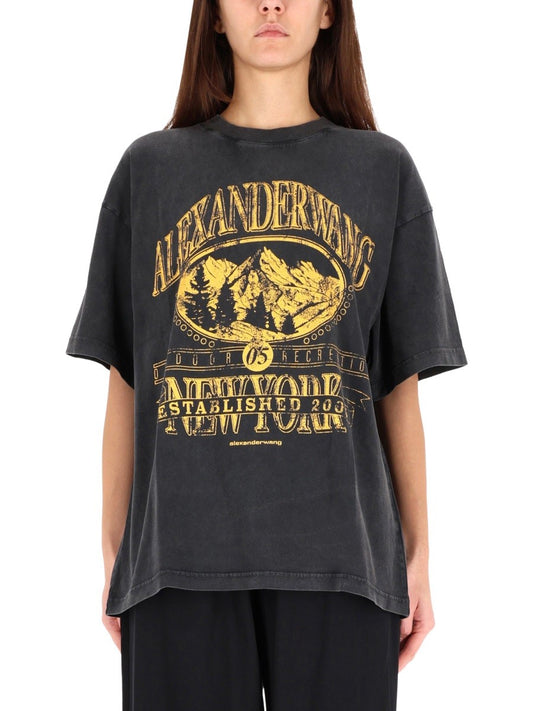 Alexander Wang T-SHIRT WITH PRINT